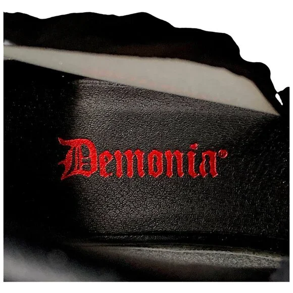 Demonia Boots Womens 7 Platform Holographic Whimsigoth Witch Punk Rave GRIP-102 - Picture 5 of 16